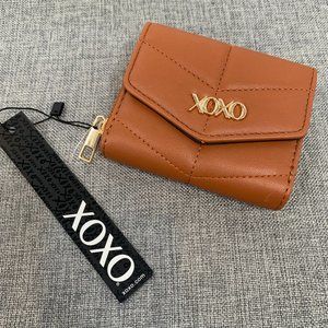 Brand New‎ XOXO Women's Small Tan Vegan Leather Wallet